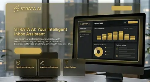 Clean digital workspace representing an intelligent inbox